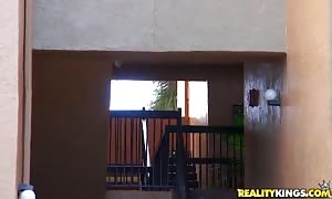 classy businesswoman having fun with hard-core sex with stranger