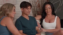 Jennifer White, Cory Chase - Hot Threesome Fun WIth Young Fan