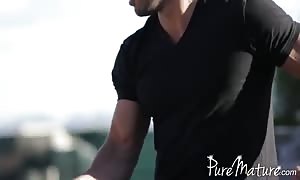 hotty in hot dress enticing in the video by Pure mature