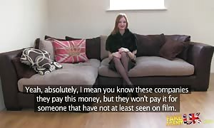 huge chested red head hooker spreading legs and jerking off