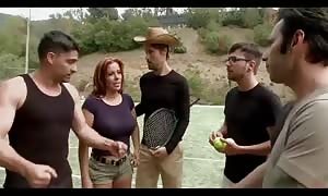 hot hispanic woman mother gang slam